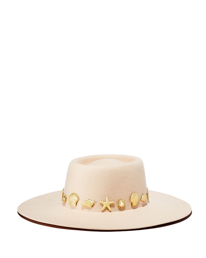 Lack Of Color Seaside Wool Boater Hat In Ivory | ModeSens display picture 2
