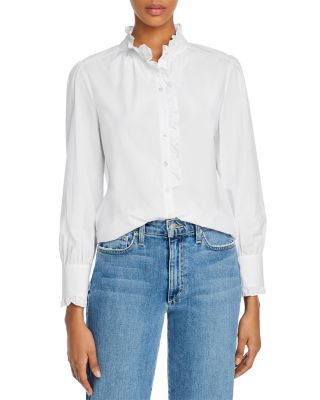 Rebecca Taylor - Ruffled Poplin Top