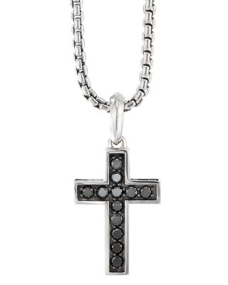 sterling silver crosses with diamonds