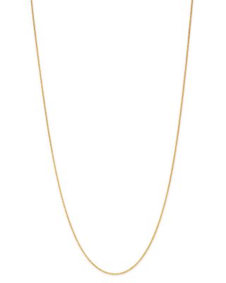 Bloomingdale's Fine Collection Wheat Link Chain Necklace in 14K Yellow Gold, 18 - Exclusive