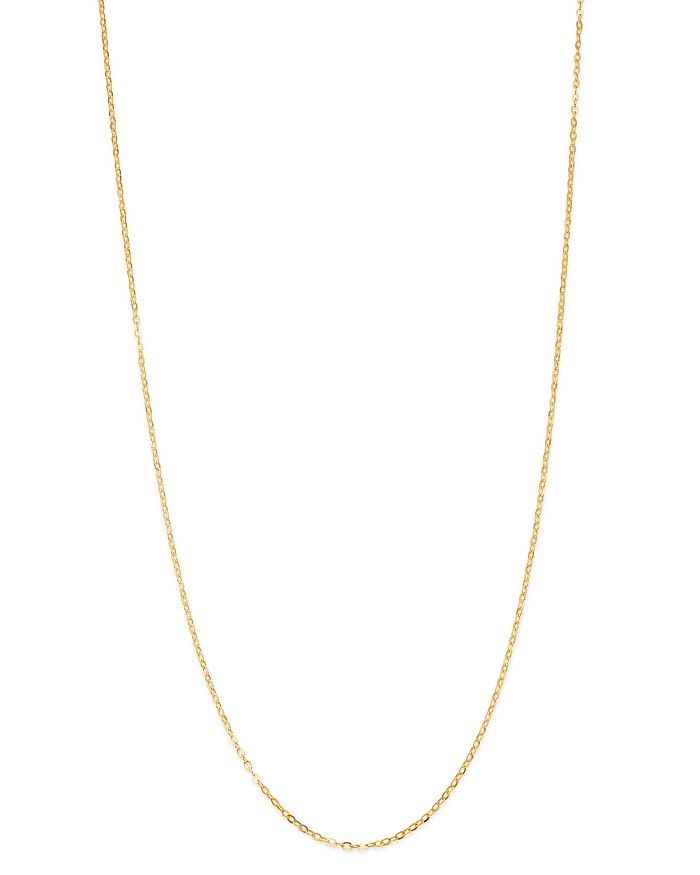 Bloomingdale's Flat Rolo Link Chain Necklace In 14k Yellow Gold, 18 - 100% Exclusive