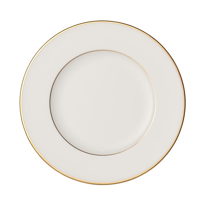Shop Villeroy & Boch Anmut Gold Bread & Butter Plate In White