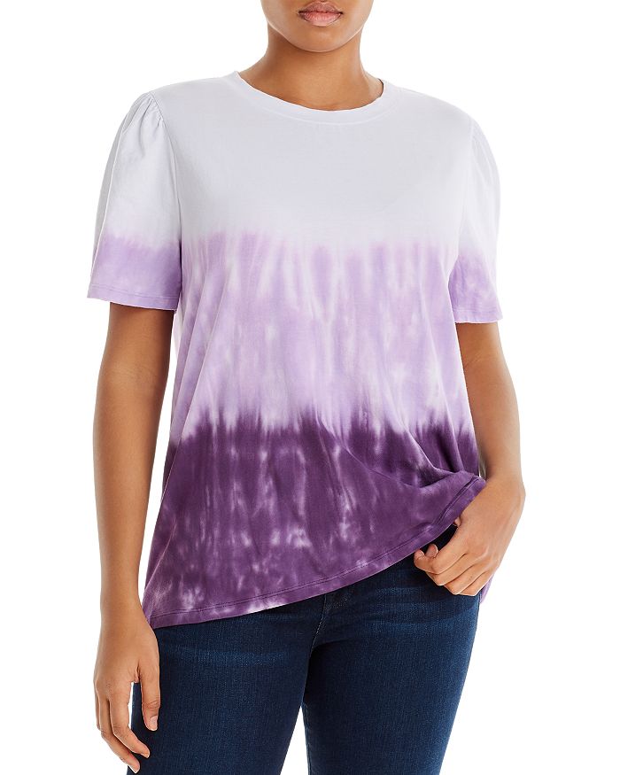 Aqua Curve Tie-dyed Tee - 100% Exclusive In Purple/white Ombre