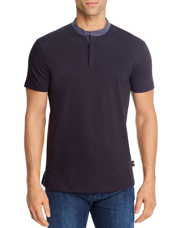 Armani Contrast Band Collar Shirt Bloomingdale S