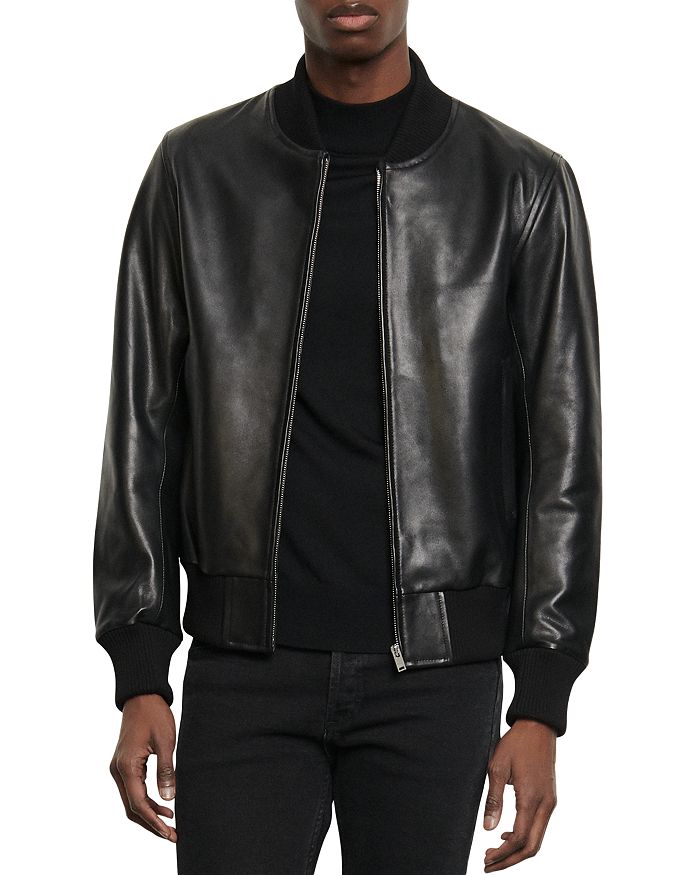 Sandro Monaco Leather Jacket