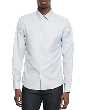 Sandro Oxford Slim Fit Button-Front Shirt
