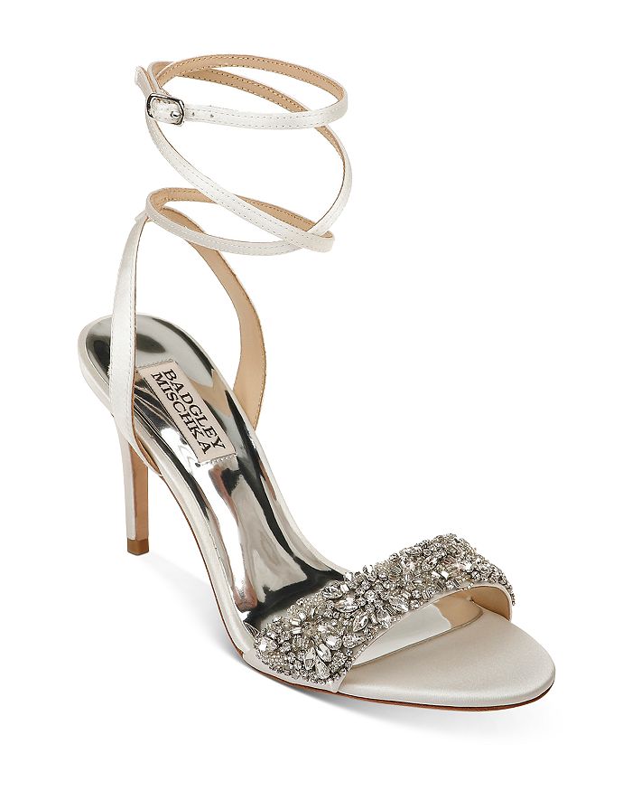 Badgley Mischka Women's Jen Embellished Strappy High-Heel Sandals ...
