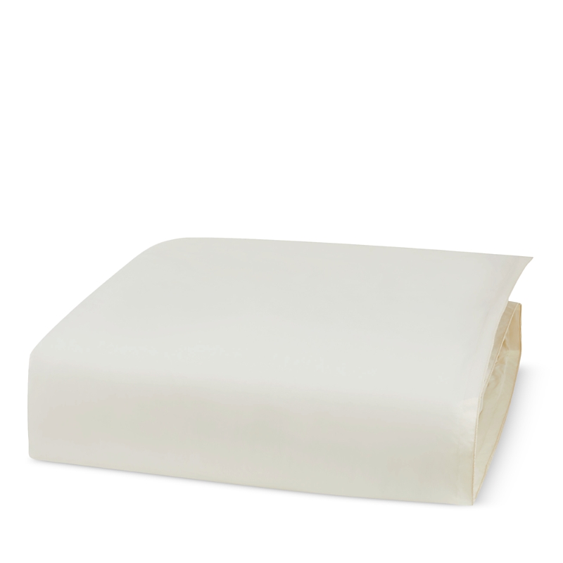 Charisma 400-thread Count Percale 3-piece Almond Milk Duvet Set, Full-queen In Vanilla Ice