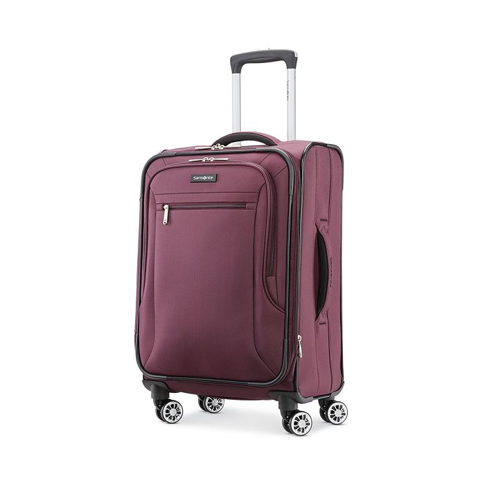 Samsonite Ascella X Expandable Carry-on Spinner Suitcase In Plum