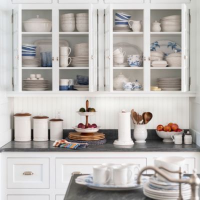 Berry & Thread 10" Canister with Wooden Lid