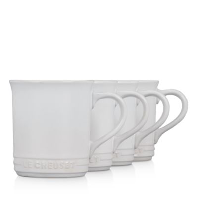 Stoneware Mugs, Set of 4