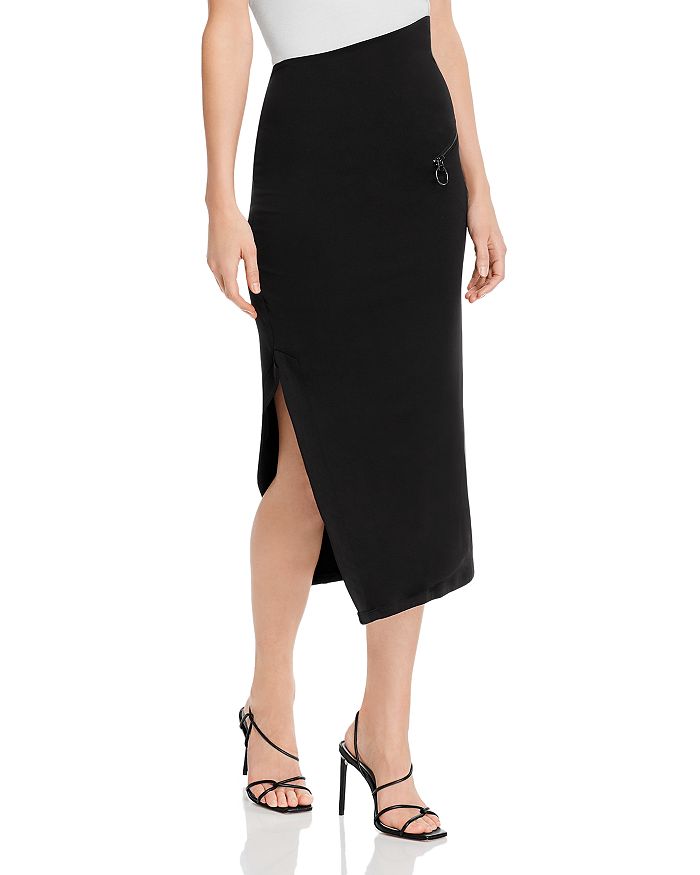 ALIX NYC RUSSELL SIDE-SLIT PENCIL SKIRT,54010