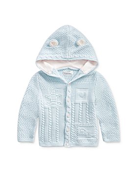Ralph Lauren - Unisex Combed Cotton Hooded Cardigan - Baby