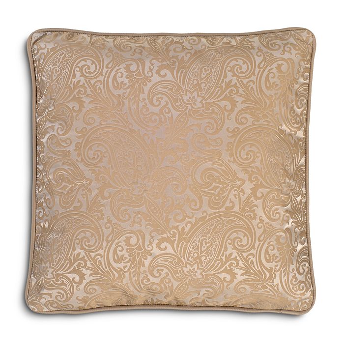 Etro Shih Piped Decorative Pillow, 18 X 18 In Beige