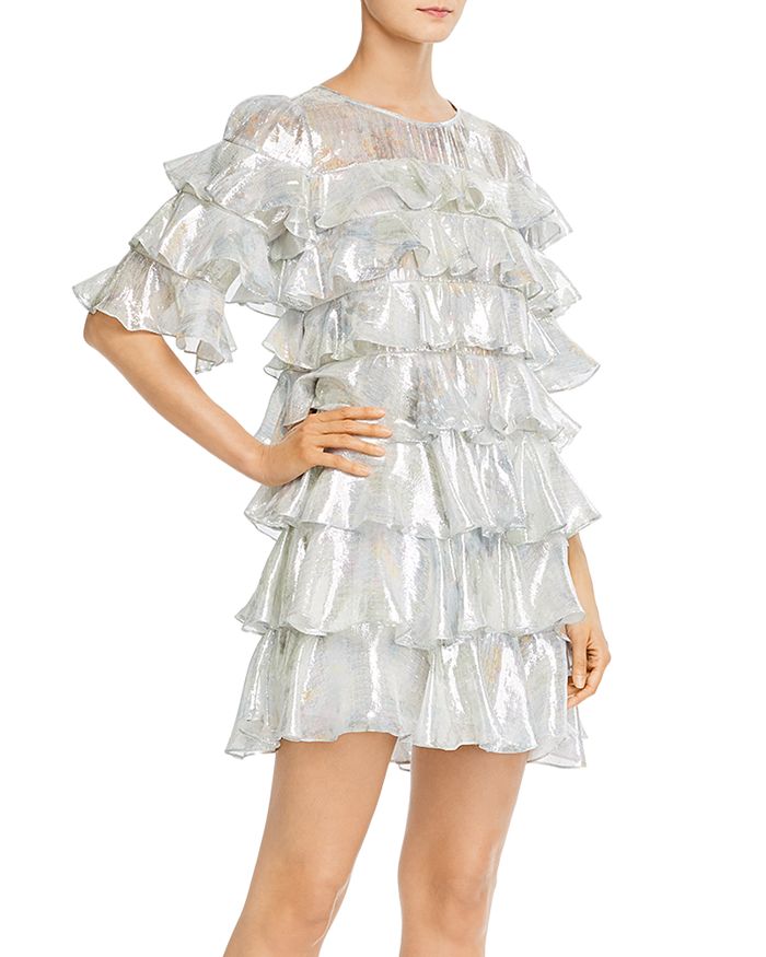 Rebecca Taylor Lily Ruffled Dress Bloomingdale S