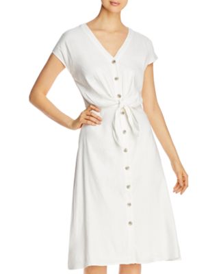 calvin klein tie waist dress