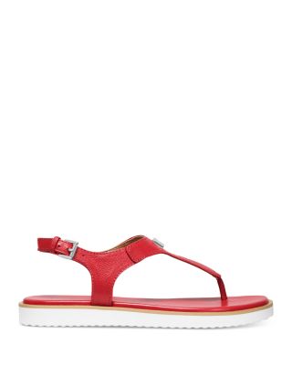 michael kors slippers womens red