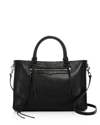 reagan medium leather satchel