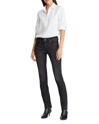 Linen Long Sleeve Collared Button Down Shirt, Regular & Petite