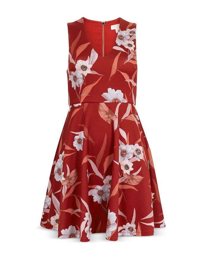 TED BAKER ENYAA CABANA PRINT SKATER DRESS