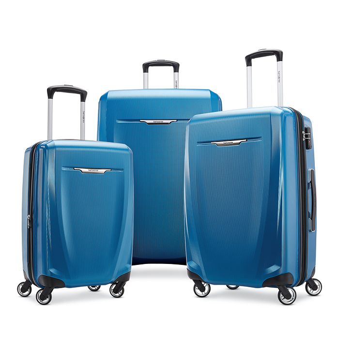 Samsonite Winfield 3 Dlx 28 3-piece Luggage Set In Blue/navy