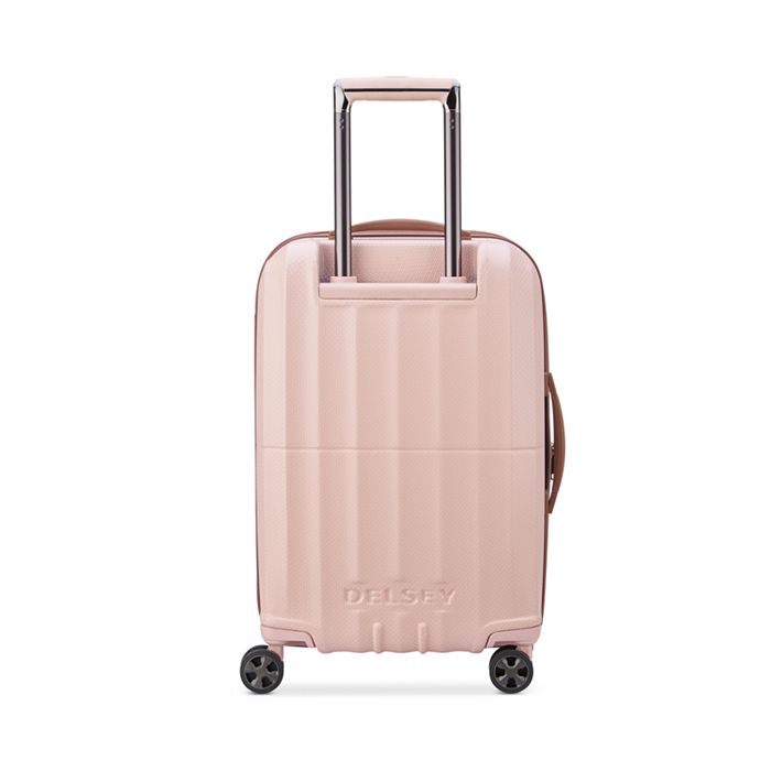 Shop Delsey St. Tropez Expandable Carry-on Spinner Suitcase In Pink