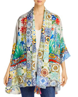 Johnny Was Cassie Reversible Silk Kimono Size outlet M