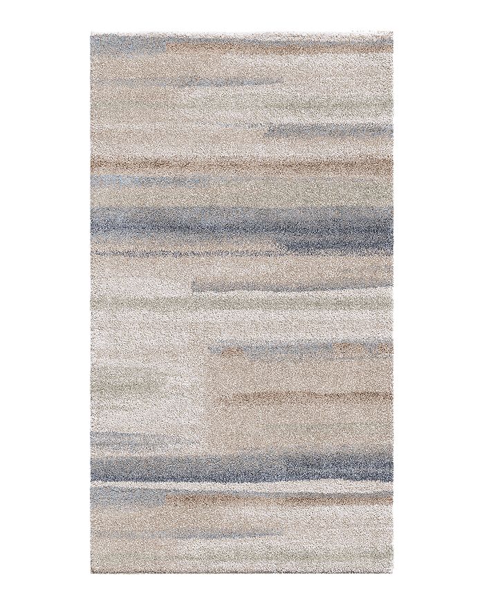 Palmetto Living Orian Next Generation Modern Motion Area Rug, 7'10 X 10'10 In Muted Blue