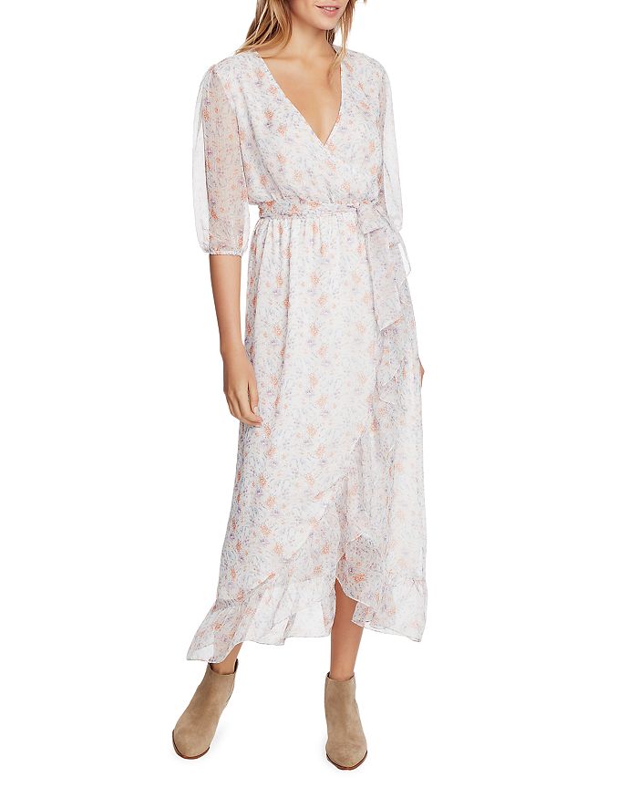 1.STATE WOODLAND GARDENS WRAP DRESS,8120929