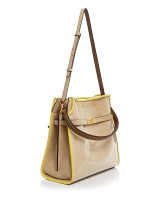 Tory Burch Lee Radziwill Raincoat Double Bag Satchel | Bloomingdale's