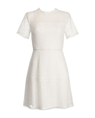 Ted Baker Allara Short-Sleeve Lace Mini Dress | Bloomingdale's Women