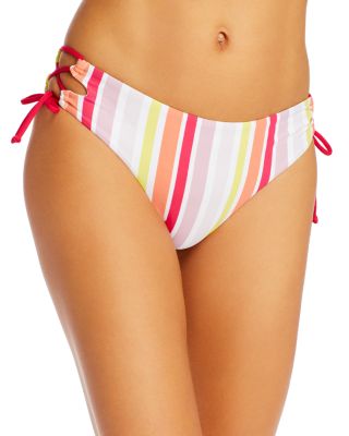 roxy striped bikini