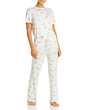 Honeydew All American Pajama Set In Lemons