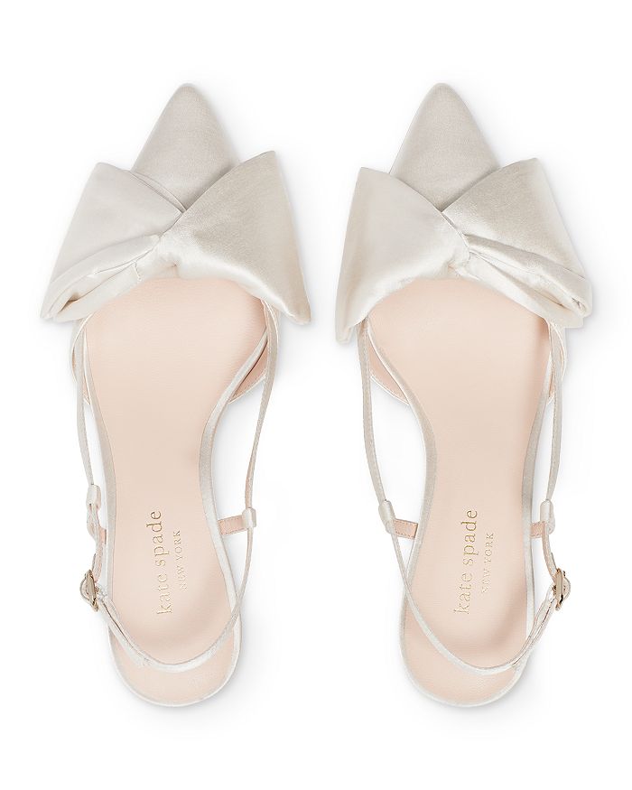 Shop Kate Spade New York Women's Marseille Slingback Pumps In Ivory