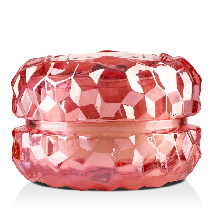 Voluspa Blackberry Rose & Oud Macaron Glass Jar Candle In Pink