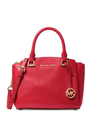 MICHAEL Michael Kors Maxine Small Leather Messenger Bag Bloomingdale s