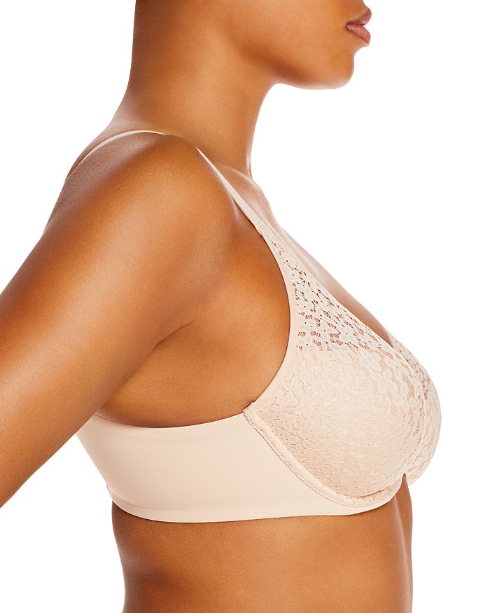 Chantelle Norah Full Coverage Molded Stretch Lace Bra In Nude