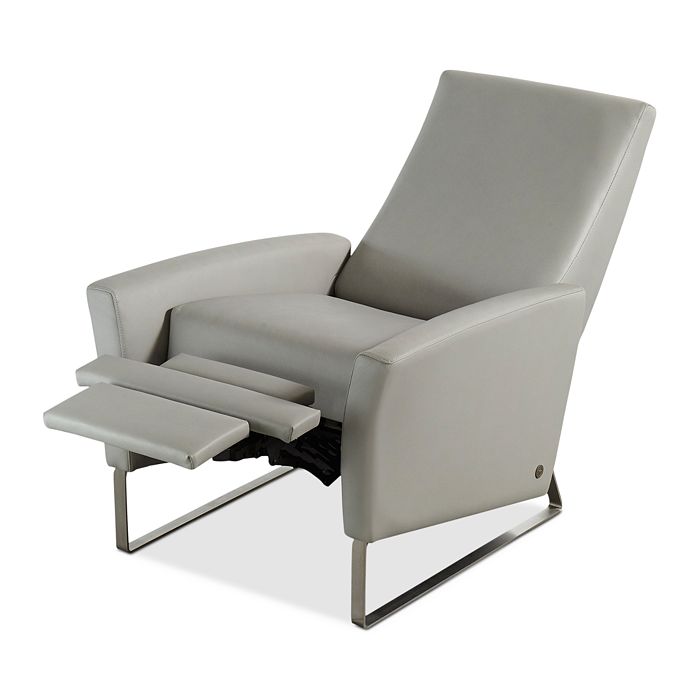Shop American Leather Nico Recliner In Bison White