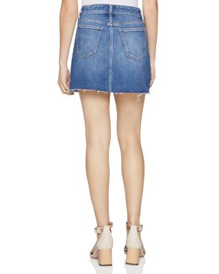 bcbg denim skirt