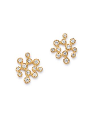 Bloomingdale's Scatter Diamond Stud Earrings in 14K Yellow Gold, 0.30 ...