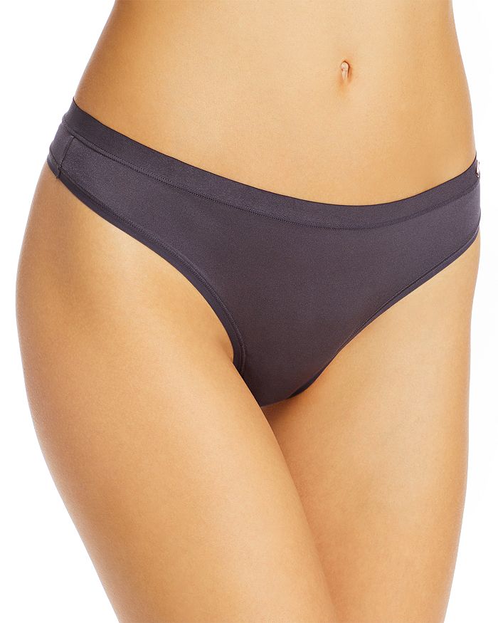 Le Mystere Infinite Comfort Thong In Carbon