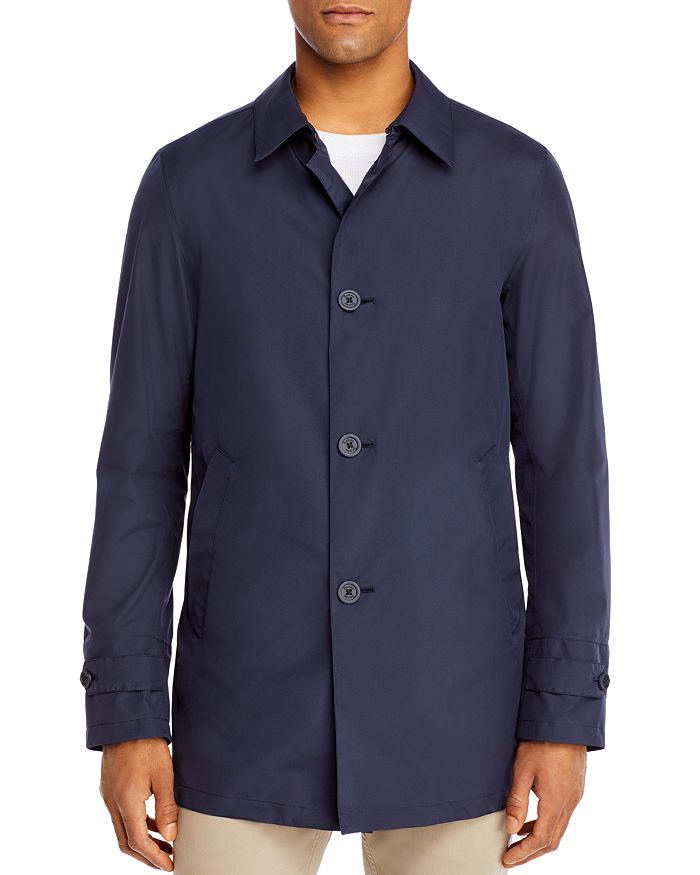 Herno Classic Fit Raincoat with Packable Bucket Hat | Bloomingdale's