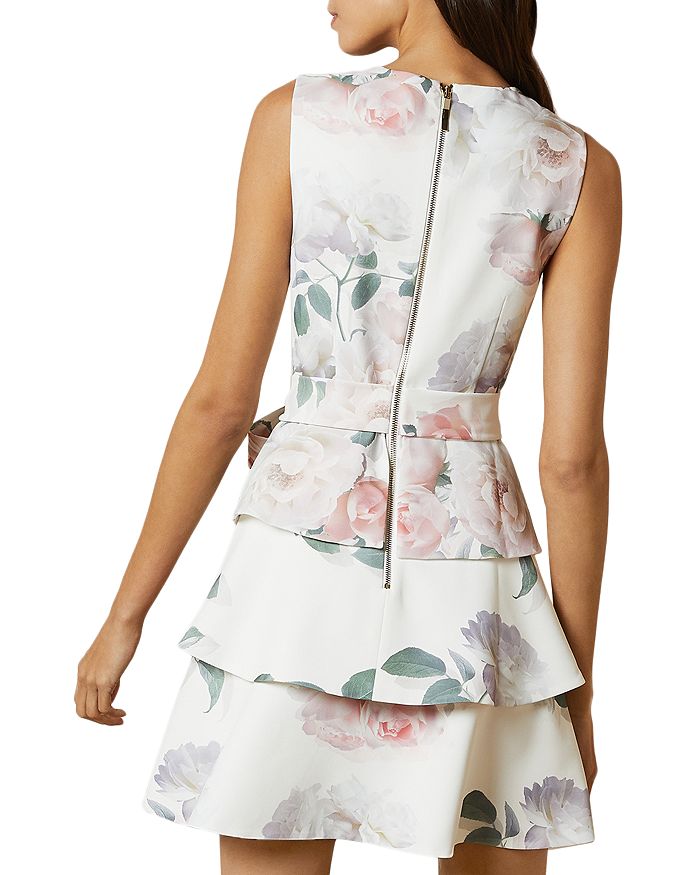 TED BAKER DEWANA BOUQUET TIERED DRESS