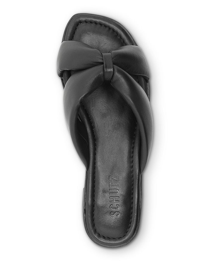 Shop Schutz Women's Fairy Slide Sandals In Black