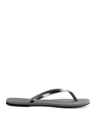 Women's You Metallic Slim Flip-Flops