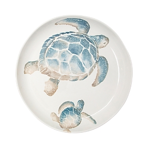 Vietri Tartaruga Round Shallow Bowl In White