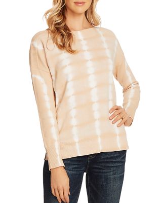 VINCE CAMUTO - Boat Neck Tie-Dyed Sweater