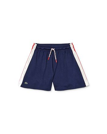 Lacoste Girls' Cotton Striped Shorts - Little Kid, Big Kid | Bloomingdale's