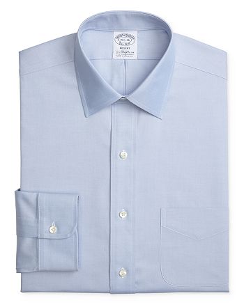 Brooks Brothers Solid Stretch Regular Fit Dress Shirt | Bloomingdale's