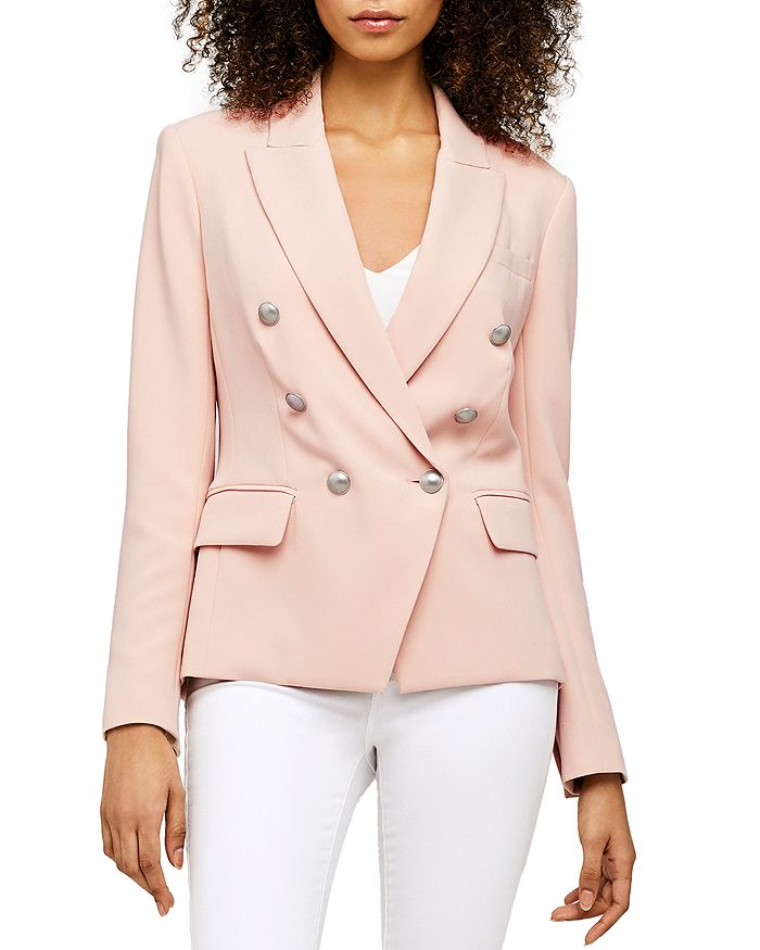 L AGENCE L'AGENCE KENZIE DOUBLE-BREASTED BLAZER,1432PMB